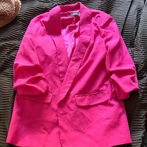 Vibrant Pink Women's Blazer
